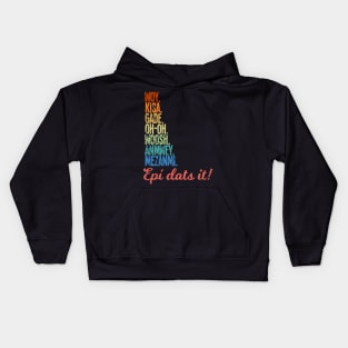 Haiti Haitian Flag Proud Ayiti Colorful Epi Dats It Kids Hoodie